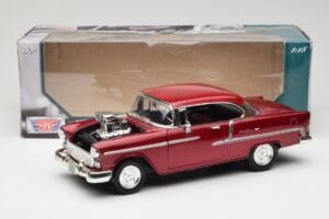 Chevrolet Bel Air Rosso Motormax 1:18 73100TC-M1 Pressofusione — immagine 8 di 8