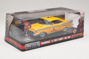 Chevrolet Bel Air Taxi Deadpool Metals Diecast 1:24 30290 Pressofusione — immagine 2 di 3