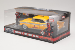 Chevrolet Bel Air Taxi Deadpool Metals Diecast 1:24 30290 Pressofusione — immagine 3 di 3