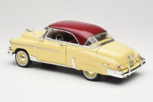 Chevrolet Bel Air Giallo & Rosso Motormax 1:18 73111 Pressofusione — immagine 7 di 8