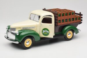Chevrolet Brasseur Perrier Delivery Van Verde Solido 1:18 203243 Pressofusione — immagine 2 di 8