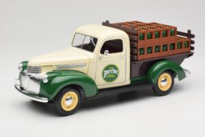 Chevrolet Brasseur Perrier Delivery Van Verde Solido 1:18 203243 Pressofusione