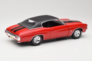Chevrolet Chevelle SS 454 Rosso Maisto 1:18 531892 Pressofusione — immagine 3 di 8