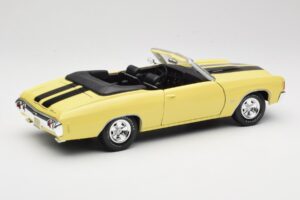 Chevrolet Chevelle SS 454 Giallo Maisto 1:18 531890 Pressofusione — immagine 3 di 8