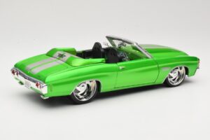 Chevrolet Chevelle SS Cabriolet Verde Maisto 1:18 31099 Pressofusione — immagine 3 di 8