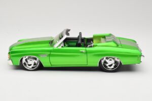 Chevrolet Chevelle SS Cabriolet Verde Maisto 1:18 31099 Pressofusione — immagine 4 di 8