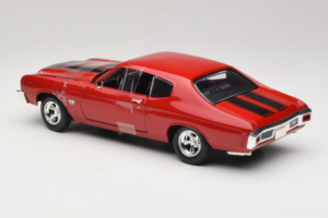 Chevrolet Chevelle SS Fast & Furious Rosso Johnny Lightning 1:18 39578 Pressofusione — immagine 5 di 6