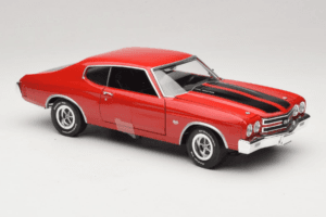 Chevrolet Chevelle SS Rosso Jack Reacher Auto World 1:18 AWSS109/06 Pressofusione — immagine 6 di 8