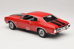 Chevrolet Chevelle SS Rosso Jack Reacher Auto World 1:18 AWSS109/06 Pressofusione — immagine 7 di 8