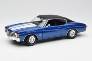 Chevrolet Chevelle SS 454 Blu Maisto 1:18 531886 Pressofusione