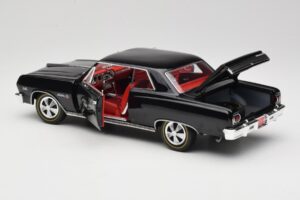 Chevrolet Chevelle Z-16 Nero American Muscle 1:18 AMM1061/06 Pressofusione — immagine 5 di 8