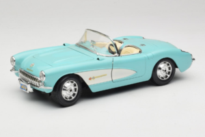 Chevrolet Corvette C1 Blu & Bianco Bburago 1:18 3024-M2 Pressofusione