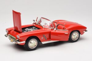 Chevrolet Corvette C1 Rosso ERTL 1:18 7835 Pressofusione — immagine 2 di 8