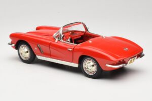 Chevrolet Corvette C1 Rosso ERTL 1:18 7835 Pressofusione — immagine 7 di 8