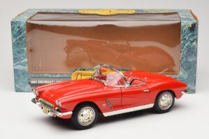 Chevrolet Corvette C1 Rosso ERTL 1:18 7835 Pressofusione — immagine 8 di 8