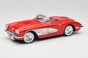 Chevrolet Corvette C1 Rosso Motormax 1:18 73100TC Pressofusione