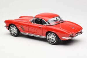 Chevrolet Corvette C1 Cabriolet Roman Rosso AUTOart 1:18 71102 Pressofusione — immagine 7 di 8