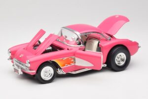 Chevrolet Corvette C1 Gasser Rosa Road Legends 1:18 92019-R1 Pressofusione — immagine 2 di 8