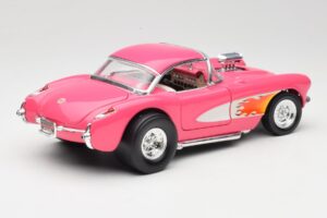 Chevrolet Corvette C1 Gasser Rosa Road Legends 1:18 92019-R1 Pressofusione — immagine 3 di 8