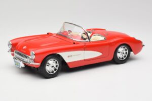 Chevrolet Corvette C1 Roadster Rosso Bburago 1:18 3024 Pressofusione