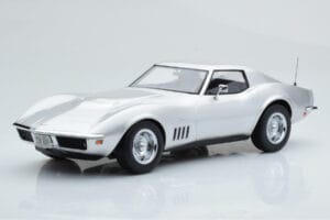 Chevrolet Corvette C3 Argento Norev 1:18 189032 Pressofusione