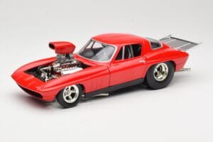 Chevrolet Corvette C3 Dragster Rosso Hot Wheels 1:18 29226 Pressofusione