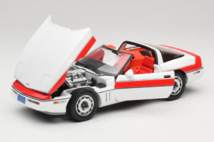 Chevrolet Corvette C4 A-Team Bianco GreenLight 1:18 13532 Pressofusione — immagine 2 di 8