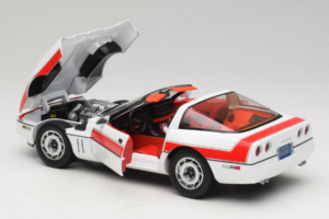 Chevrolet Corvette C4 A-Team Bianco GreenLight 1:18 13532 Pressofusione — immagine 5 di 8