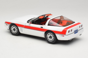 Chevrolet Corvette C4 A-Team Bianco GreenLight 1:18 13532 Pressofusione — immagine 7 di 8