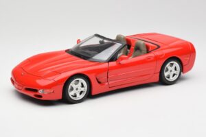 Chevrolet Corvette C5 Cabriolet Rosso Bburago 1:18 3076 Pressofusione