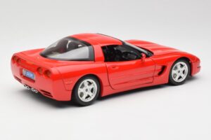 Chevrolet Corvette C5 Rosso Bburago 1:18 3066 Pressofusione — immagine 3 di 8