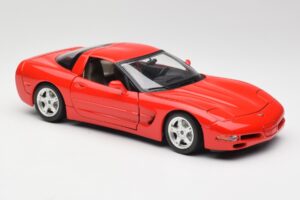 Chevrolet Corvette C5 Rosso Bburago 1:18 3066 Pressofusione — immagine 6 di 8