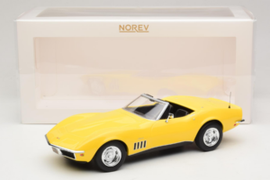 Chevrolet Corvette C3 Cabriolet Daytona Yellow Norev 1:18 189039 Pressofusione — immagine 6 di 6