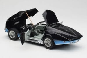 Chevrolet Corvette Manta Ray Blu AUTOart 1:18 71041 Pressofusione — immagine 5 di 8