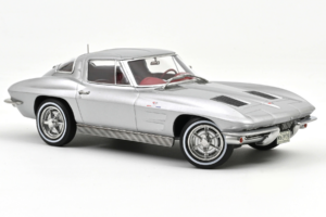 Chevrolet Corvette C2 Sting Ray Sebring Silver Norev 1:18 189052 Pressofusione