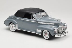 Chevrolet Deluxe Cabriolet Con Capote Grigio Eagles Race 1:18 7497276 Pressofusione — immagine 6 di 8