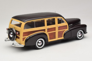 Chevrolet Fleetmaster Woody Nero Maisto 1:18 56043 Pressofusione — immagine 3 di 8