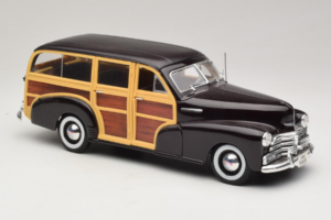Chevrolet Fleetmaster Woody Nero Maisto 1:18 56043 Pressofusione — immagine 6 di 8