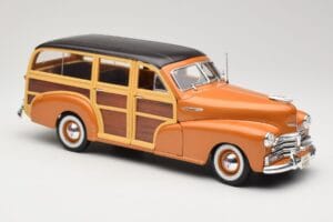 Chevrolet Fleetmaster Woody Oro Maisto 1:18 56042 Pressofusione — immagine 6 di 8