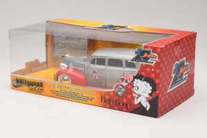 Chevrolet Master Deluxe Dark Silver Metallic Red Jada 1:24 253745012 Pressofusione — immagine 3 di 3