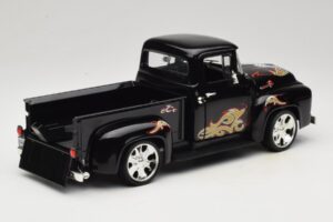 Chevrolet Old School Cody Project Truck & Chopper Set Joyride 1:18 33911 Pressofusione — immagine 3 di 8