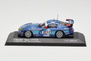 Chrysler Viper GTS-R #52 S. Belloc / F. Cochet / T. Treluyer 24 Hours of Le Mans 2002 Minichamps 1:43 499921452 Pressofusione