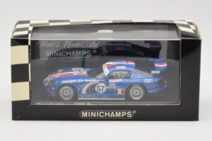 Dodge Viper GTS-R #57 Terrien / Cochet / Dayraut Le Mans 24 Hours 2001 Minichamps 1:43 400011457 Pressofusione — immagine 4 di 4