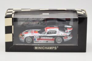 Dodge Viper GTS-R #58 C. Bouchut / Belloc / Monteiro Le Mans 24 Hours 2001 Minichamps 1:43 400011458 Pressofusione — immagine 4 di 4