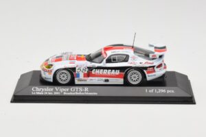 Dodge Viper GTS-R #58 C. Bouchut / Belloc / Monteiro Le Mans 24 Hours 2001 Minichamps 1:43 400011458 Pressofusione