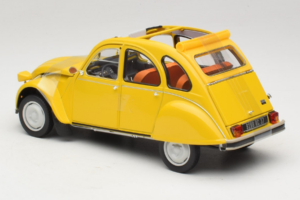 Citroen 2CV 6 Club Mimosa Yellow Norev 1:18 181496 Pressofusione — immagine 5 di 6