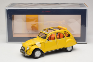 Citroen 2CV 6 Club Mimosa Yellow Norev 1:18 181496 Pressofusione — immagine 6 di 6