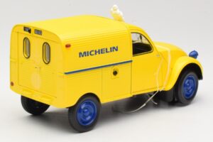 Citroen 2CV Fourgonnette Michelin Bibendum Norev 1:18 181502 Pressofusione — immagine 2 di 6