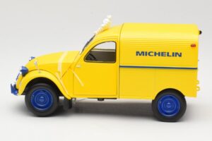 Citroen 2CV Fourgonnette Michelin Bibendum Norev 1:18 181502 Pressofusione — immagine 3 di 6