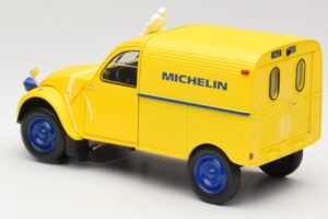 Citroen 2CV Fourgonnette Michelin Bibendum Norev 1:18 181502 Pressofusione — immagine 5 di 6